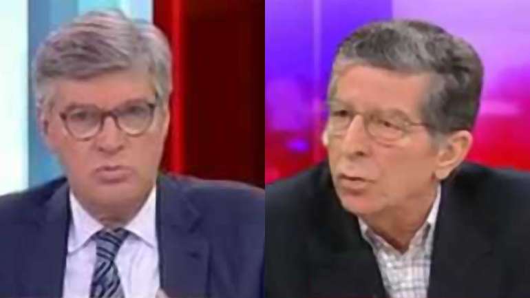 Os advogados José António Pinto Ribeiro (à esquerda) e Manuel Magalhães e Silva (à direita)