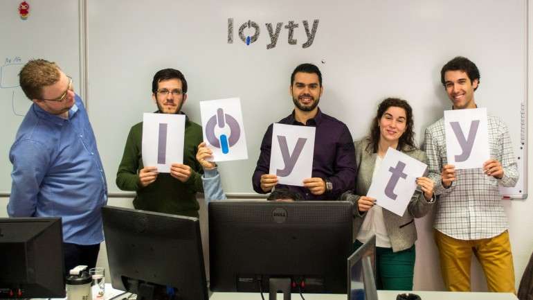 O softare da Loyty está disponível em 450 lojas. A equipa é composta por 10 colaboradores