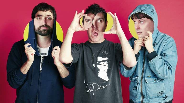 Os Animal Collective em 2016 são Geologist, Avey Tare e Panda Bear