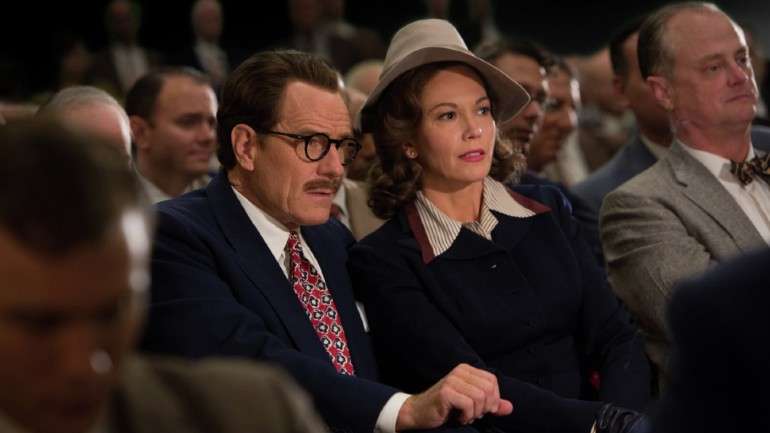 Bryan Cranston ("Breaking Bad") no papel do argumentista e militante comunista Dalton Trumbo, em "Trumbo"