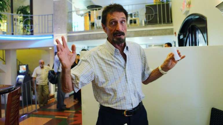 John McAfee deixou a oferta ao FBI