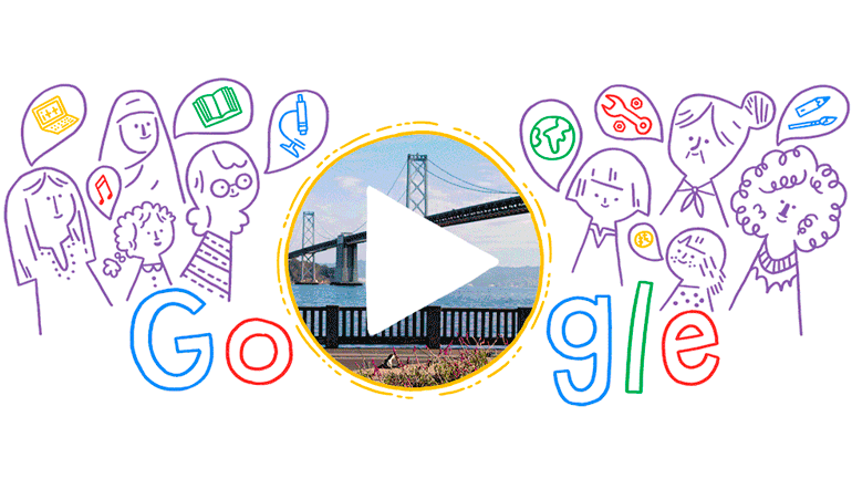 Todos os anos, a Google cria um "doodle" para assinalar o Dia Internacional da Mulher