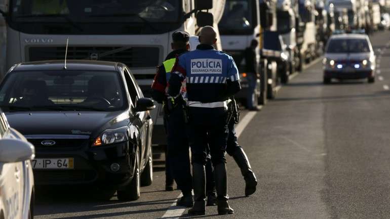 O protesto foi organizado pela Federação Portuguesa de Associações de Suinicultores