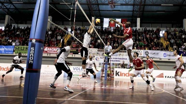 É a segunda vez consecutiva que o Benfica ganha a Taça de Portugal de voleibol
