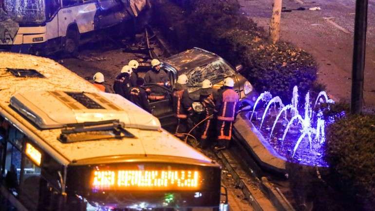 O ataque bombista resultou na morte de pelo menos 36 pessoas.