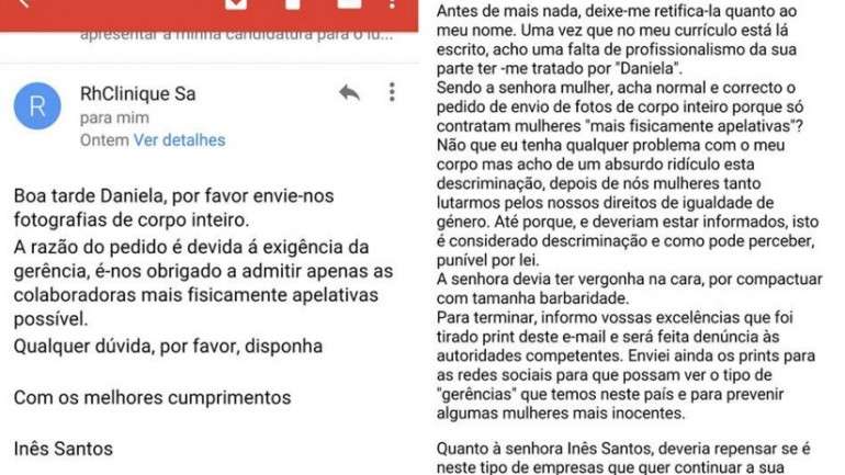 "Basta de sermos tratadas como um pedaço de carne. Basta de sermos objetificadas", reivindica Sandra Pacheco Arezes, a protagonista do caso, ao Observador.