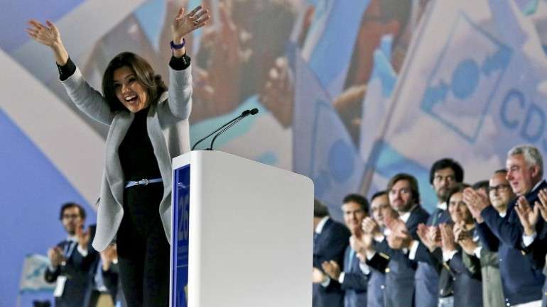 Assunção Cristas ficou à frente do CDS-PP no 26º Congresso do partido, o fim-de-semana passado