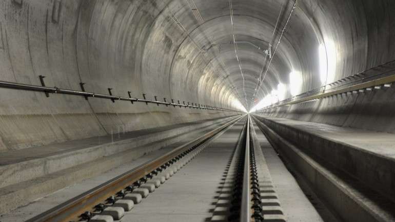 O túnel ferroviário de base de São Gotardo