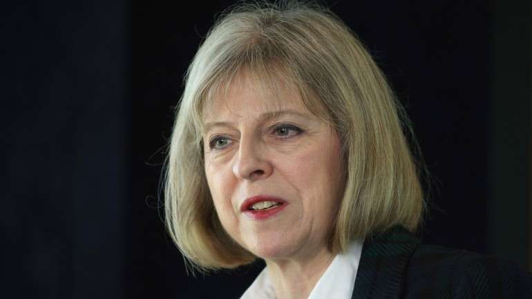 Theresa May, ministra do interior