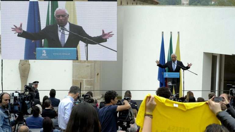 O primeiro-ministro esteve de manhã em Águeda e à tarde em Santo Tirso