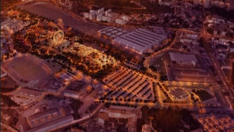 É assim que deverá ficar o futuro parque da Feira Popular