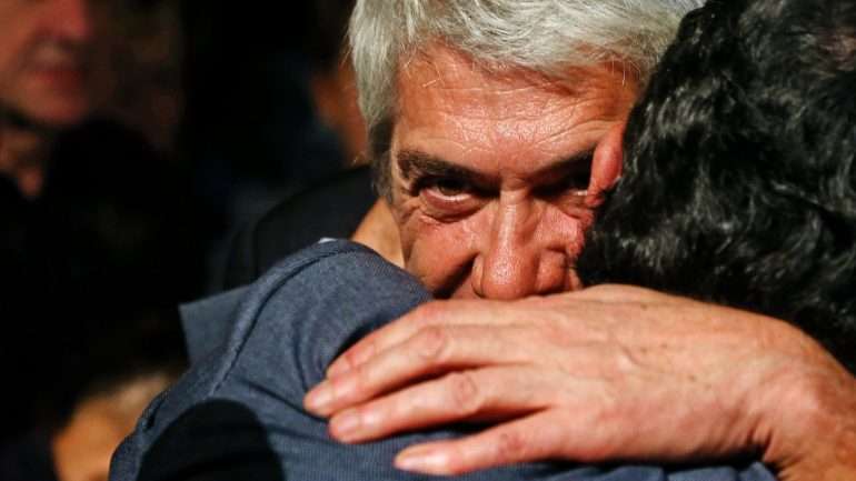 O ex-primeiro-ministro esteve num almoço organizado por socialistas, no Parque das Nações