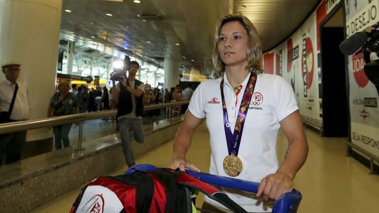 Telma Monteiro venceu a alemã Sappoho Coban por ippon