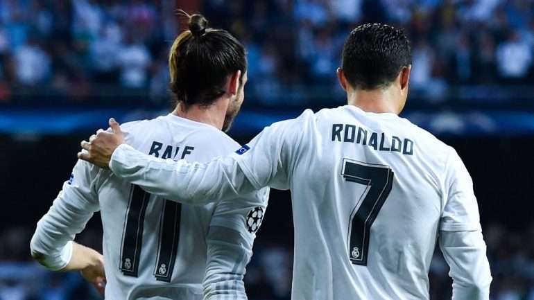 As estrelas das duas seleções do dia: Gareth Bale (País de Gales) e Cristiano Ronaldo (Portugal)