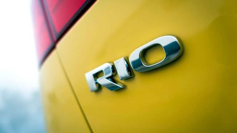 O novo Kia Rio é esperado no próximo ano