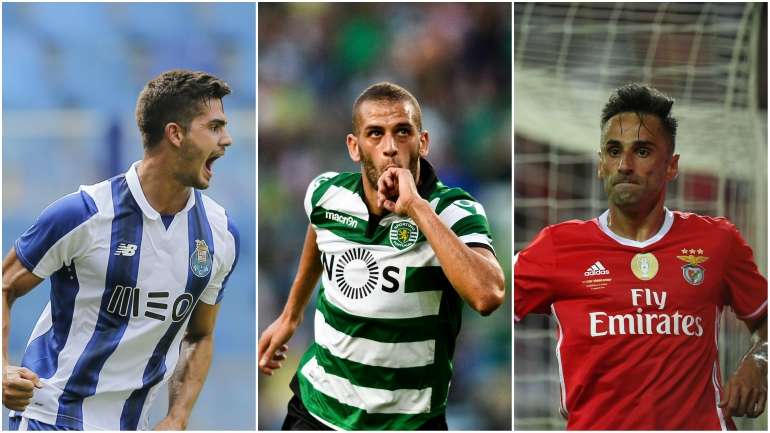 Os homens dos golos. André Silva levou oito da pré-época, Slimani, pelos vistos, fica no Sporting, e Jonas é Jonas, só que, de repente, magoou-se