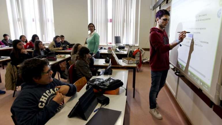 Os alunos portugueses foram os que mais consideraram "ter um bom relacionamento com os professores (86%)"