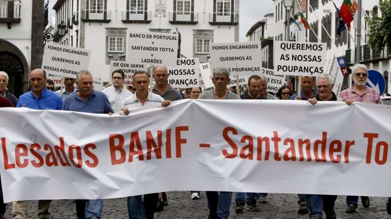 Esta é a primeira manifestação dos lesados do Banif a nível nacional