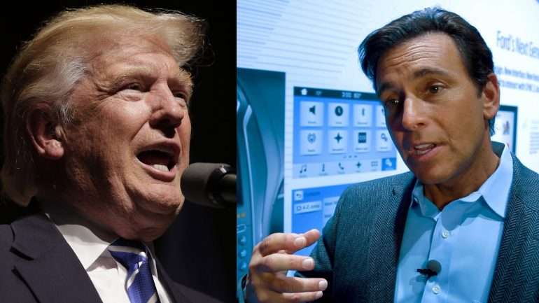 Mark Fields, CEO da Ford, acusou o candidato presidencial de distorcer a verdade