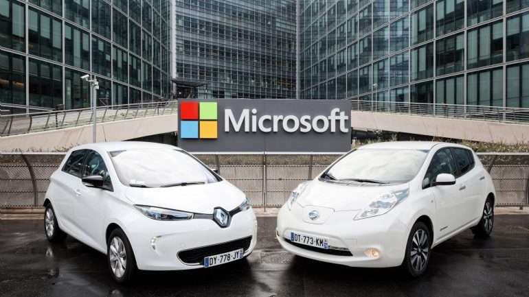 Renault e Nissan juntaram-se à Microsoft para optimizar os sistema de infoentretenimento a bordo