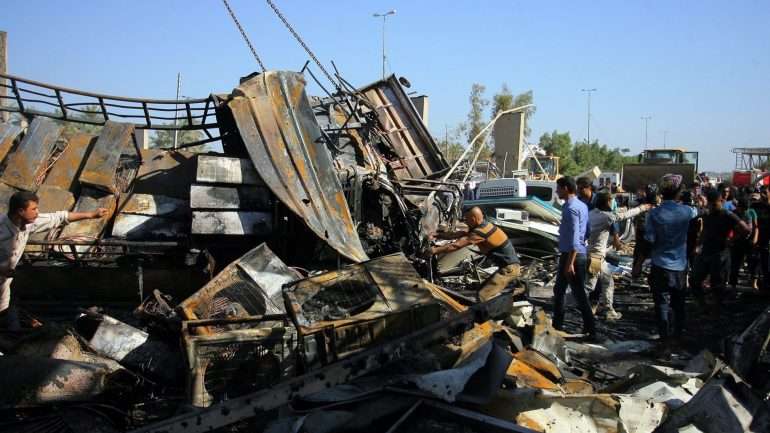 O alvo do ataque parece ter sido um autocarro que transportava peregrinos iranianos de regresso a casa