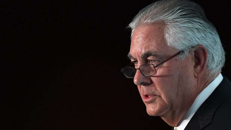 Rex Tillerson foi condecorado por Vladimir Putin com a Ordem da Amizade em 2013