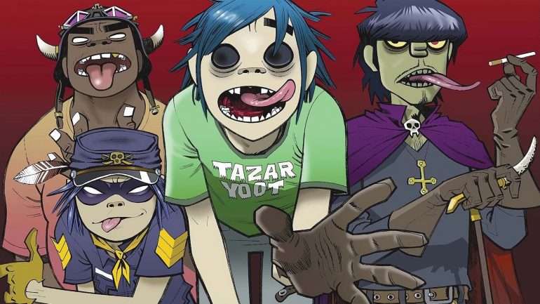 Os Gorillaz, de Damon Albarn, terão novo disco este ano.