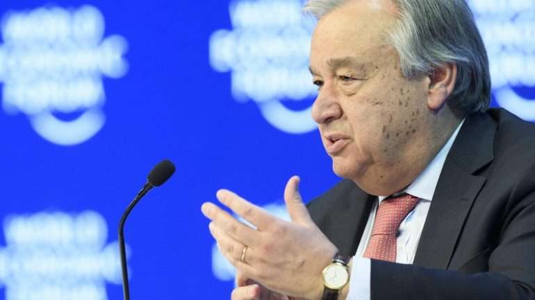 António Guterres falava durante uma reunião da União Africana, a primeira em que participou enquanto secretário-geral da ONU