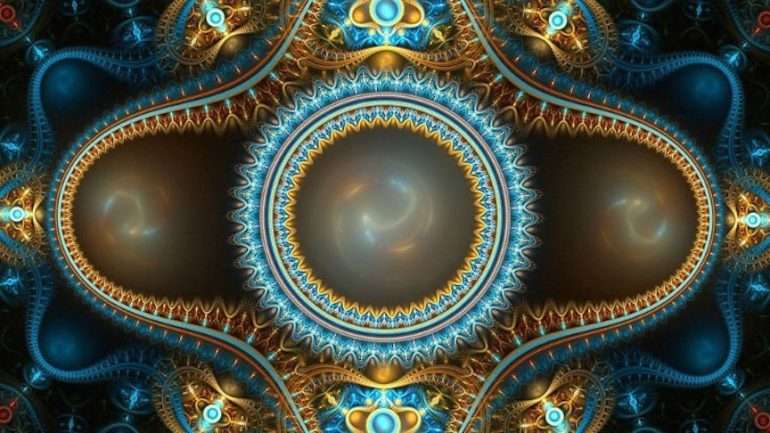 Imagem ilustrativa de um cristal de tempo