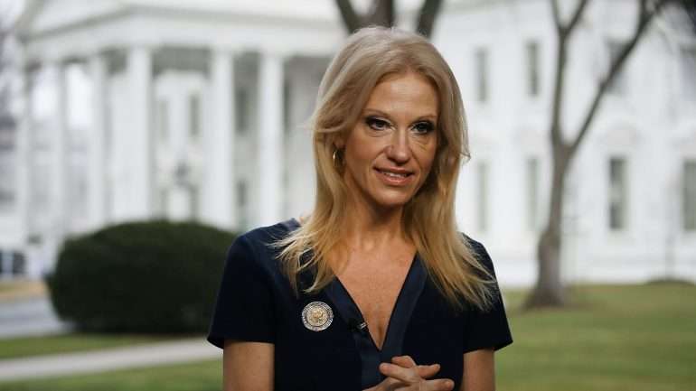 Kellyanne Conway é o centro da mais recente polémica da administração Trump