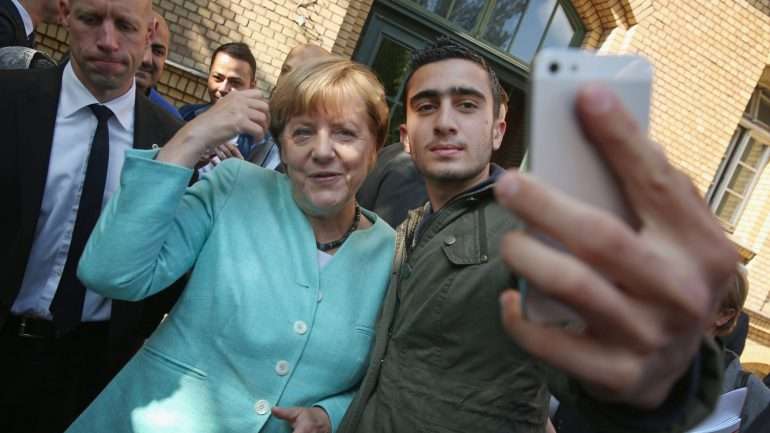 Uma selfie que acabou em montagens polémicas