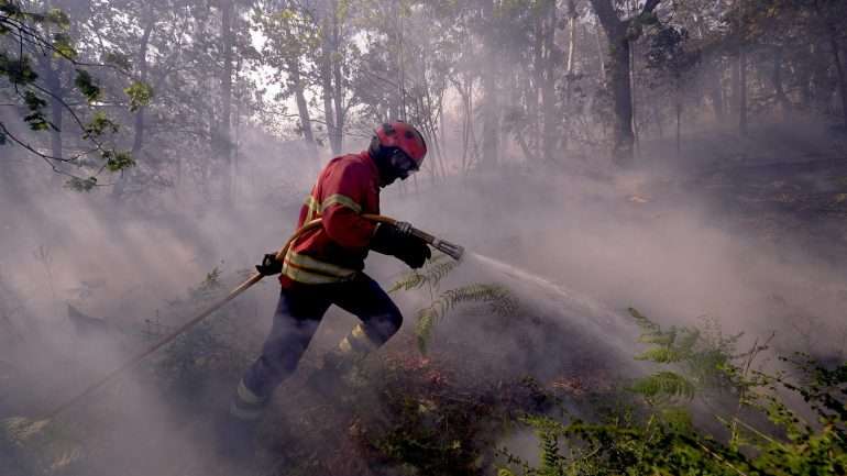 A ministra esteve presente na cerimónia de inauguração do quartel dos Bombeiros Voluntários de Cinfães