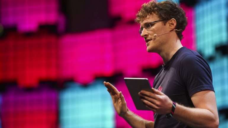 Paddy Cosgrave esteve em Lisboa a propósito da inauguração do primeiro escritório da Web Summit, no Edifício Enter, da Portugal Telecom