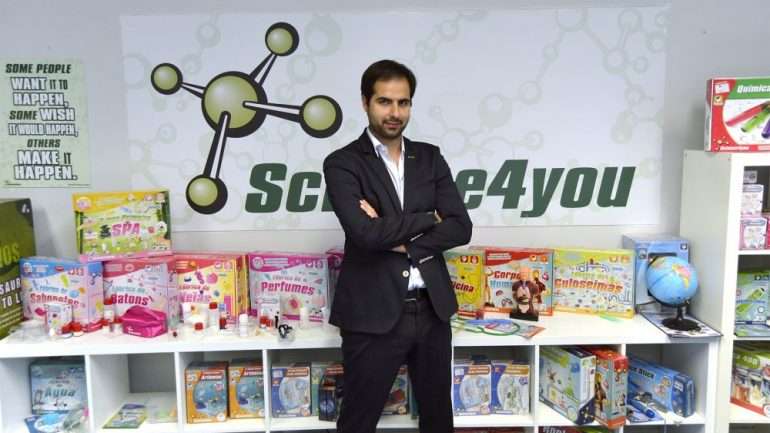 A Science4you nasceu em 2008, nasceu de um projeto académico de Miguel Pina Martins