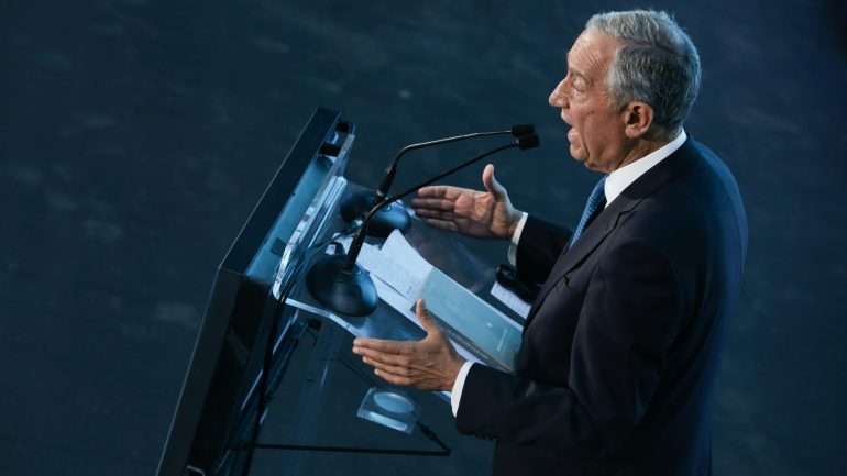 Marcelo Rebelo de Sousa está em visita oficial à Croácia onde falou com estudantes universitários