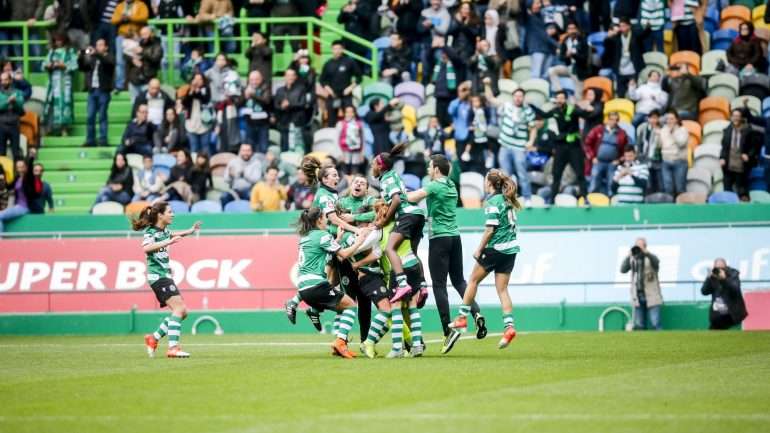 Golo de Solange Carvalhas no período de descontos frente ao Sp. Braga, em Alvalade, foi determinante para o título