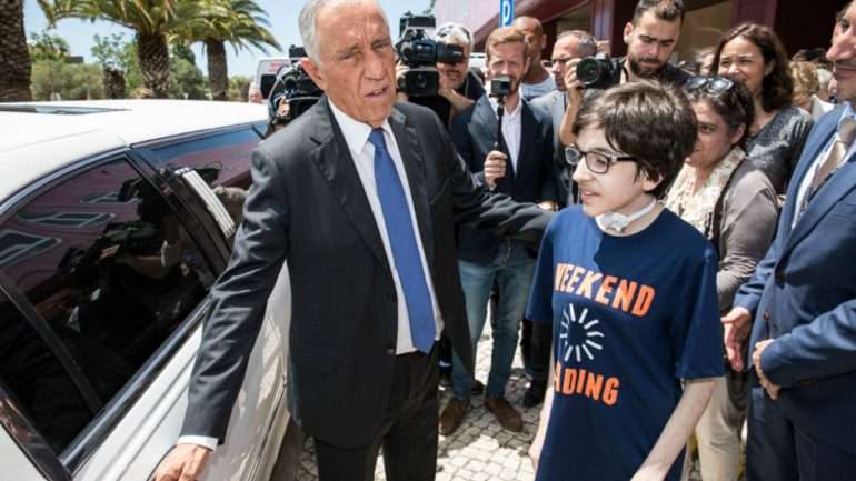 Marcelo Rebelo de Sousa concretizou o sonho de João Ribeiro, que era conhecer o Presidente da República e andar de limousine