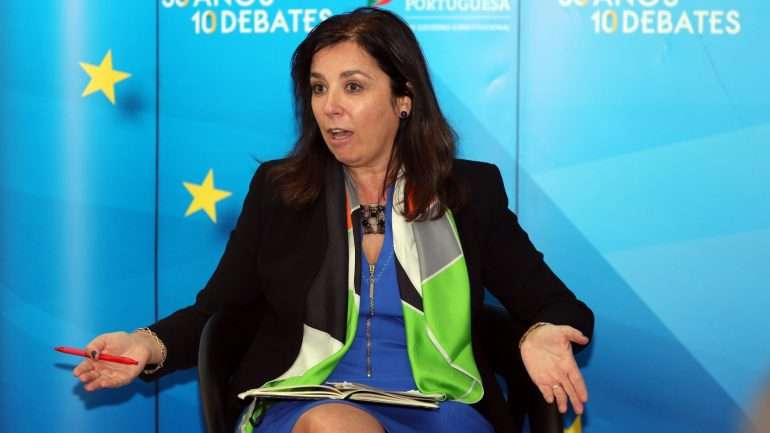 Hortense Martins no debate sobre novas formas de turismo, em 2016. Crédito: André Vidigal / Global Imagens