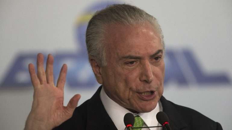 Michel Temer está sob investigação no âmbito da Operação Lava Jato