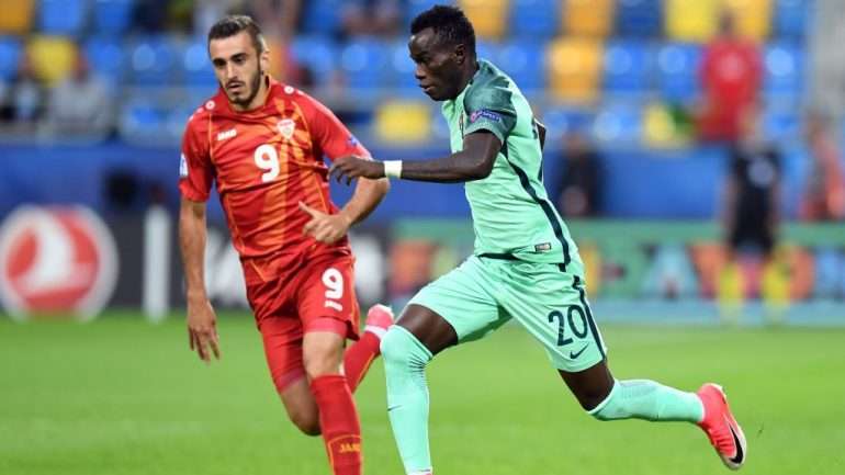 Bruma bisou frente à Macedónia e fez três golos no Europeu Sub-21 mas Portugal morreu na praia