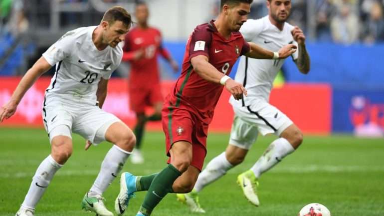 André Silva marcou o melhor golo do jogo, aos 80', no seguimento de uma grande iniciativa individual