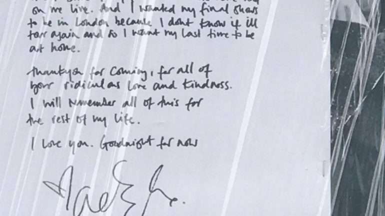 Num concerto no final de março, Adele já tinha revelado a sua intenção de deixar de fazer digressões