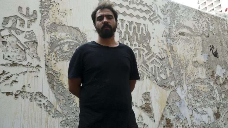 Vhils já tinha inaugurado uma exposição individual em Macau