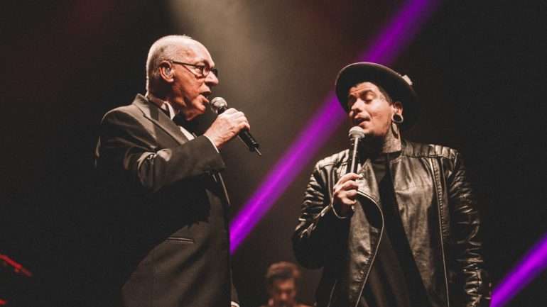 Paulo de Carvalho e Agir, em 2016