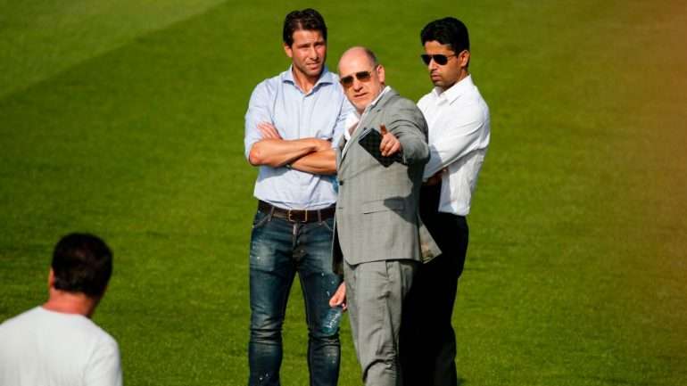 Antero Henrique esteve na digressão da equipa pelos Estados Unidos com Nasser Al-Khelaifi e o ex-jogador Maxwell
