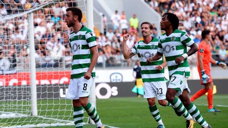 Bruno Fernandes fez apenas o segundo bis da carreira e logo com dois grandes remates de fora da área