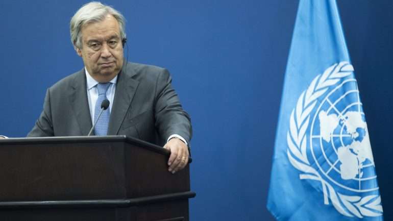 "Não há um plano B (além de) uma solução de dois Estados", afirmou Guterres