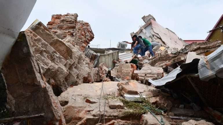 O México ainda recuperava da passagem do furacão Irma quando se registou o sismo