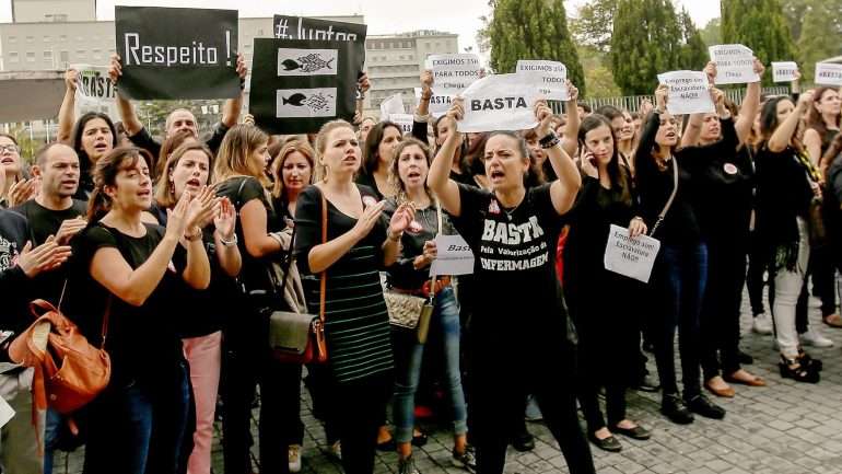 Sindicato dos Enfermeiros apontam para uma adesão de 85% no primeiro dia de greve