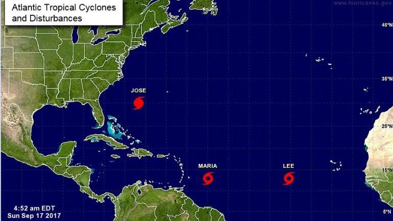 O Centro Nacional de Furacões dos EUA já emitiu alertas de furacão exatamente para as ilhas que foram mais afetadas pela passagem do Irma